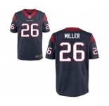 nike nfl jerseys houston texans #26 miller blue[Elite]
