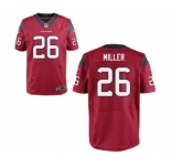 nike nfl jerseys houston texans #26 miller red[Elite]