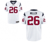 nike nfl jerseys houston texans #26 miller white[Elite]