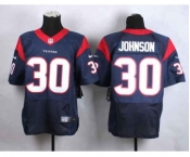 nike nfl jerseys houston texans #30 johnson blue[Elite]