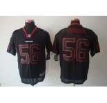 nike nfl jerseys houston texans #56 cushing black[Elite lights out]