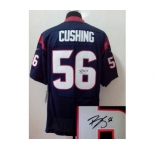 nike nfl jerseys houston texans #56 cushing blue[Elite signature]