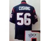 nike nfl jerseys houston texans #56 cushing blue[Elite signature]