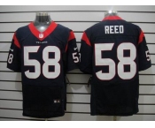 nike nfl jerseys houston texans #58 reed dk.blue[Elite]
