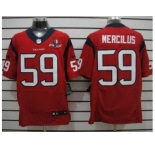 nike nfl jerseys houston texans #59 mercilus red[Elite 10th patch]