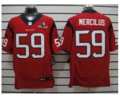 nike nfl jerseys houston texans #59 mercilus red[Elite 10th patch]