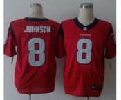 nike nfl jerseys houston texans #8 johnson red[Elite][johnson]