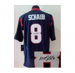 nike nfl jerseys houston texans #8 schaub blue[Elite signature]
