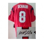 nike nfl jerseys houston texans #8 schaub red[Elite signature]