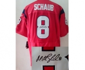 nike nfl jerseys houston texans #8 schaub red[Elite signature]
