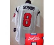 nike nfl jerseys houston texans #8 schaub white[Elite signature]