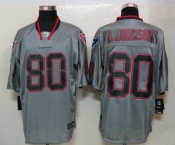 nike nfl jerseys houston texans #80 a.johnson grey[Elite lights out]