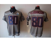nike nfl jerseys houston texans #80 a.johnson grey[Elite shadow 50th Patch]