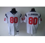 nike nfl jerseys houston texans #80 a.johnson white[a.johnson][elite]