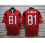 nike nfl jerseys houston texans #81 daniels red[Elite]