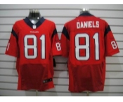 nike nfl jerseys houston texans #81 daniels red[Elite]