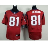 nike nfl jerseys houston texans #81 denham red[Elite][denham]
