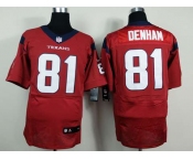 nike nfl jerseys houston texans #81 denham red[Elite][denham]