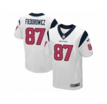 nike nfl jerseys houston texans #87 fieoorowicz white[Elite]