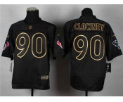 nike nfl jerseys houston texans #90 clowney black[Elite gold lettering fashion][clowney]