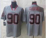 nike nfl jerseys houston texans #90 clowney grey[Elite lights out][clowney]