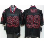 nike nfl jerseys houston texans #99 watt black[Elite united sideline]