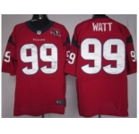 nike nfl jerseys houston texans #99 watt red[10th patch elite]