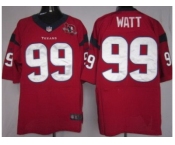 nike nfl jerseys houston texans #99 watt red[10th patch elite]