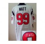 nike nfl jerseys houston texans #99 watt white[Elite signature]