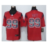 2015 new nike houston texans #99 watt red strobe jerseys[limited]