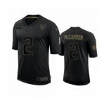Houston Texans #2 AJ McCarron Black 2020 Salute to Service Limited Jersey