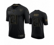 Houston Texans #21 Bradley Roby Black 2020 Salute to Service Limited Jersey