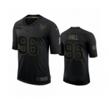 Houston Texans #96 P.J. Hall Black 2020 Salute to Service Limited Jersey