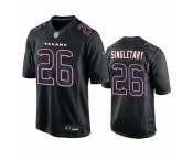 Men Houston Texans #26 Devin Singletary Black Fashion Vapor Untouchable Limited Stitched Football Jersey