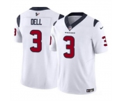 Men Houston Texans #3 Tank Dell White 2023 F U S E Vapor Untouchable Stitched Football Jersey