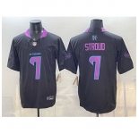 Men Houston Texans #7 C J Stroud Black F U S E 2025 DJ SCREW Vapor Limited Stitched Football Jersey