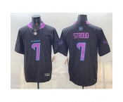 Men Houston Texans #7 C J Stroud Black F U S E 2025 DJ SCREW Vapor Limited Stitched Football Jersey