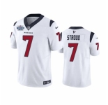 Men Houston Texans #7 C J Stroud White 2023 F U S E With Prem1ere Patch Vapor Untouchable Limited Stitched Football Jersey