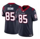 Men Houston Texans #85 Noah Brown Navy 2023 F U S E Vapor Untouchable Stitched Football Jersey