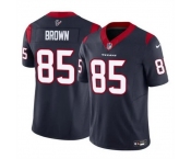 Men Houston Texans #85 Noah Brown Navy 2023 F U S E Vapor Untouchable Stitched Football Jersey