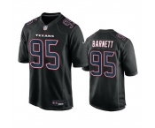 Men Houston Texans #95 Derek Barnett Black Fashion Vapor Untouchable Limited Stitched Football Jersey