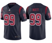 Men Houston Texans #99 J.J. Watt Navy Color Rush Limited Jersey