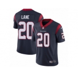 Men Nike Houston Texans #20 Jeremy Lane Navy Blue Team Color Vapor Untouchable Limited Player NFL Jersey