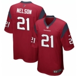 Men Nike Houston Texans #21 Steven Nelson Red Vapor Limited Jersey