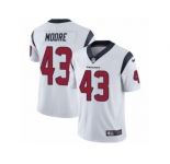 Men Nike Houston Texans #43 Corey Moore White Vapor Untouchable Limited Player NFL Jersey