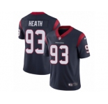 Men Nike Houston Texans #93 Joel Heath Navy Blue Team Color Vapor Untouchable Limited Player NFL Jersey