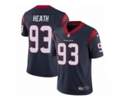 Men Nike Houston Texans #93 Joel Heath Navy Blue Team Color Vapor Untouchable Limited Player NFL Jersey