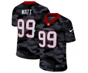Men Nike Men's Houston Texans #99 Watt 2020 Nike Camo Salute to Service Limited Jersey