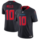 Men's Houston Texans #10 Davis Mills Navy 2nd Alternate 2025 F.U.S.E. Vapor Limited Football Stitched Jersey