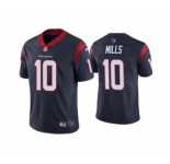 Men's Houston Texans #10 Davis Mills Navy Vapor Untouchable Limited Stitched Jersey